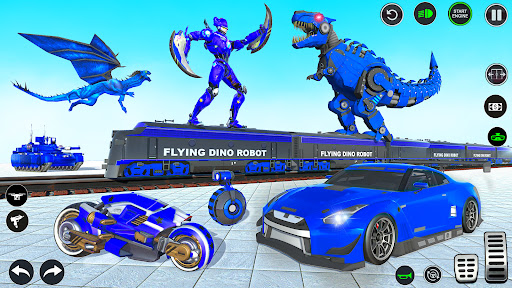 Dino Transform Robot Games Mod UNLIMITED
