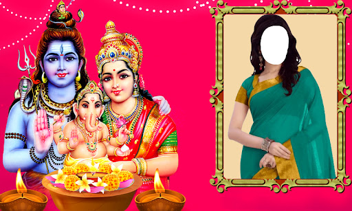 Android application God Shiva Parvathi PhotoFrames screenshort