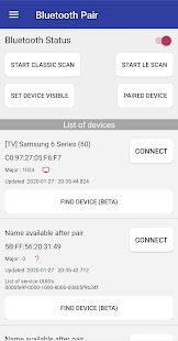 Bluetooth Pair - BLE Finder Screenshot