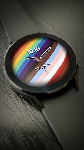 Pride Rainbow Love Watch Face Screen 2
