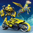 Descargar Flying Zebra Robot Bike Game: Robot Games Instalar Más reciente APK descargador