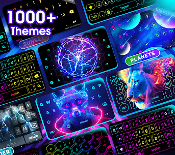 Neon LED Keyboard MOD APK (Premium Unlocked) 1