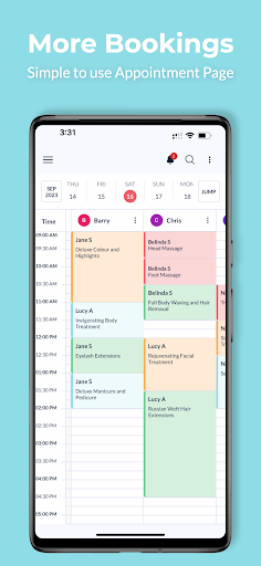 Android application Simple Salon screenshort