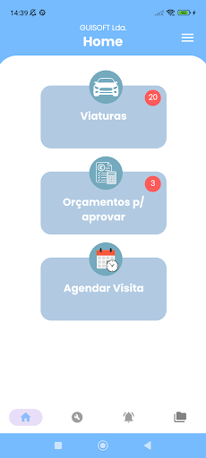 Android application OG Oficinas Clientes screenshort