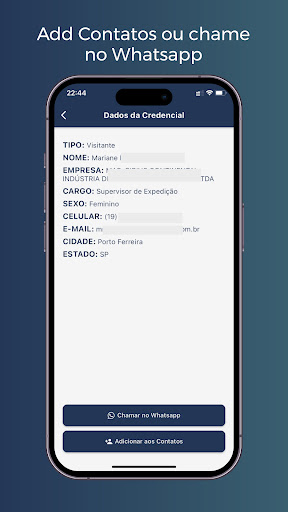App Expositor - EvenPass Screen 3