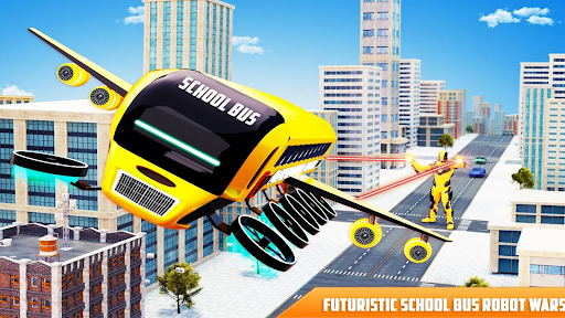 School Bus Robot Car Game screenshots 1