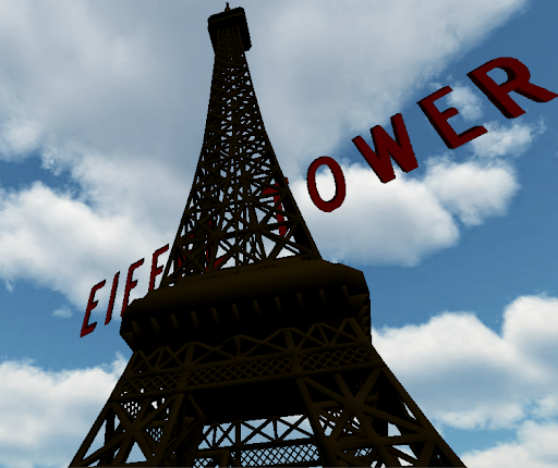 Android application Eiffel Tower VR screenshort
