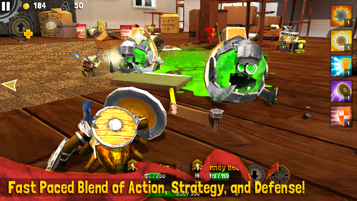 Android application Bug Heroes 2 - Action Defense Battle Arena screenshort