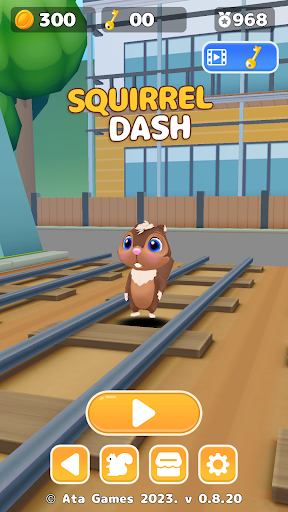 Android application Squirrel Dash screenshort