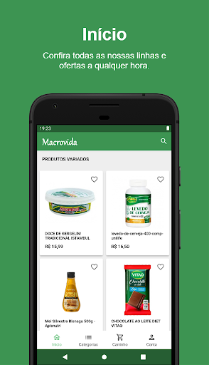 Android application Macrovida screenshort