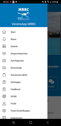 VereinsApp MRRC Screen 3