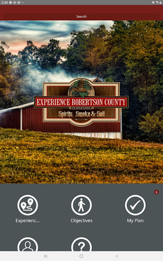 Screenshot of Experience Robertson County