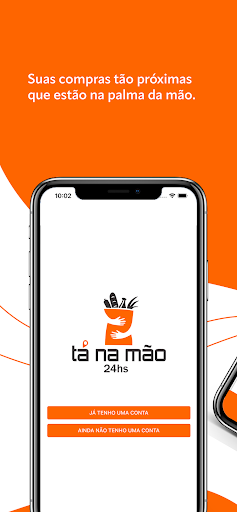 Android application Tá na mão 24hs screenshort