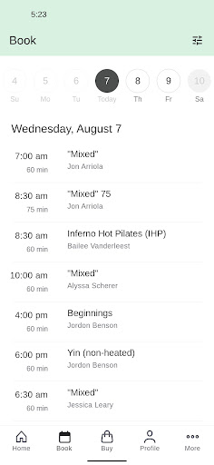 BEND Hot Yoga Prescott Screen 2