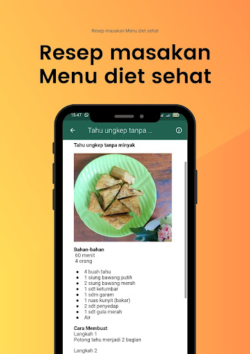 Resep masakan Menu diet sehat
