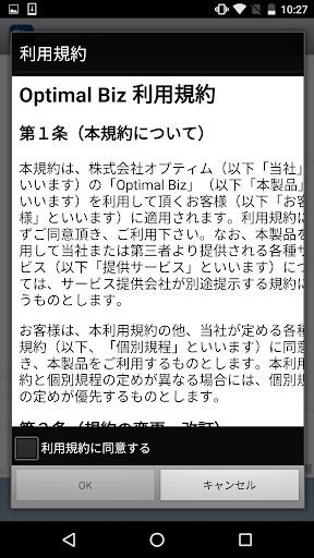 Optimal Biz Demo Agent Screen 2
