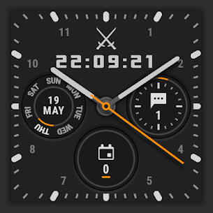 Mostrador do relógio – Ksana Sweep para Android Wear OS Apk (pago) 3