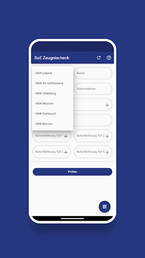 Zeugnischeck Screen 3