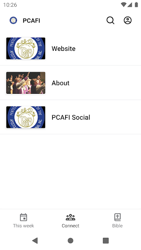 PCAFI Mobile Screen 2