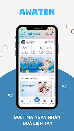 Android application Awaten screenshort