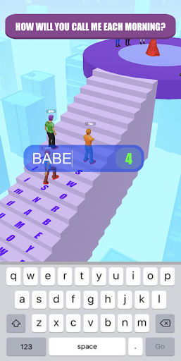 Android application Staircase Text screenshort
