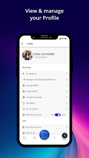 Canara ai1- Mobile Banking App Screen 3