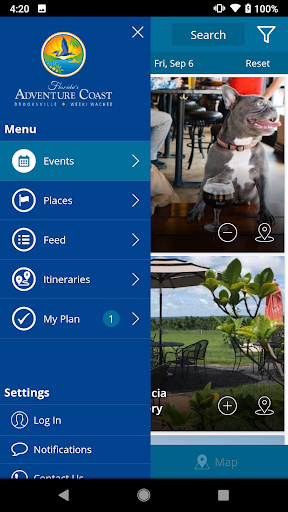 Android application Florida's Adventure Coast! screenshort
