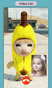 Banana Cat Video Call Prank
