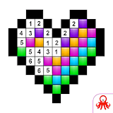 Kids Coloring By Numbers Pixel Art Page icon