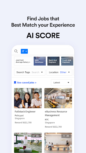 Wanted: Jobs & Career Screen 2