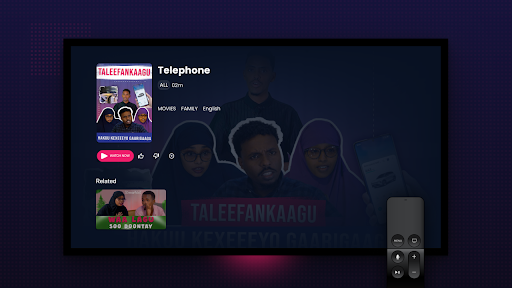 Android application StreamNxt+ screenshort