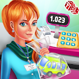 Toy Store Cashier Girl - Kids Cash Register icon
