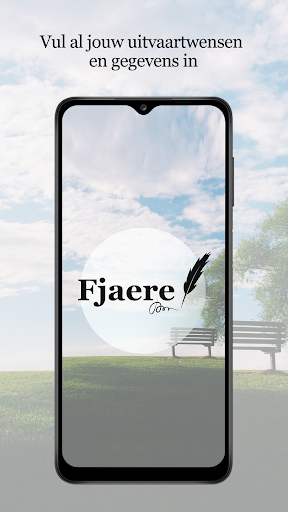 Android application Fjaere - Uitvaartwensen screenshort