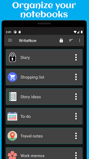 Android application WriteNow: Smart notebooks screenshort