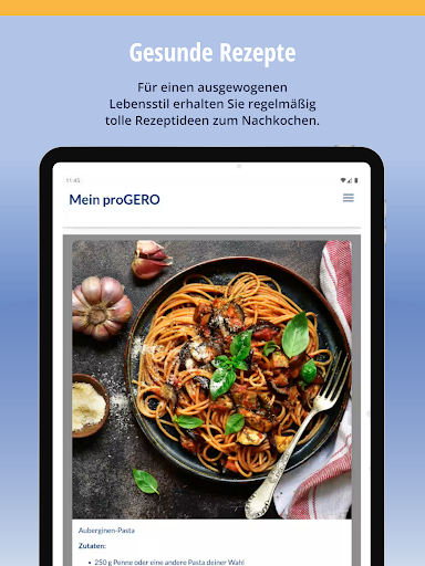 proGERO App Screenshot