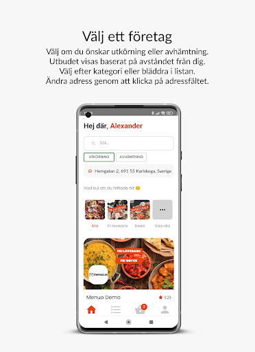 Menuo.se Screen 3