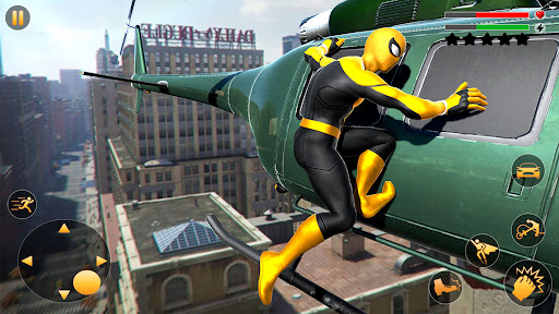 Flying Hero Crime City Battle Screen 2