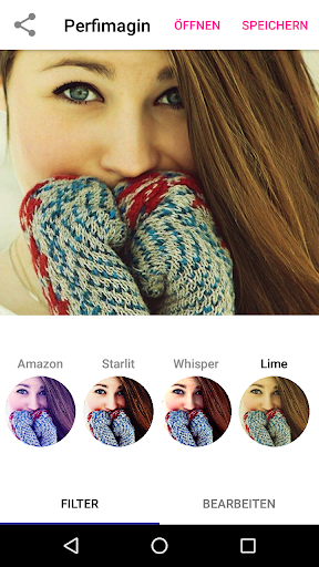 Fotobearbeitung mit Filter Screen 3