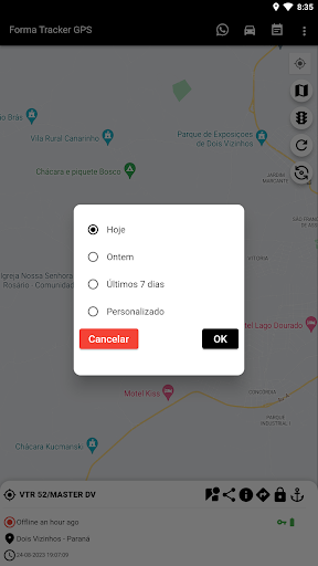 Tracker Forma GPS Screen 3