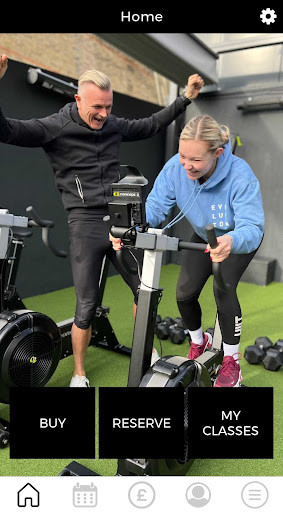 Android application Evolution Fitness LDN screenshort