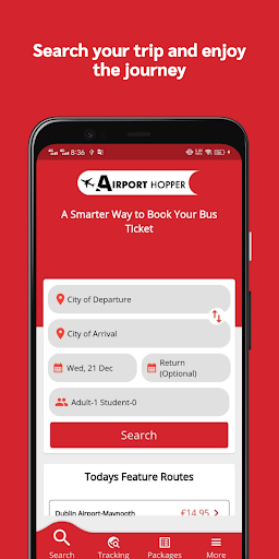 Airport Hopper: Book Tickets Screen 2