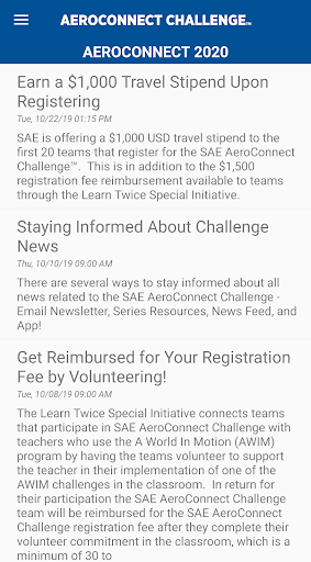 Android application AeroConnect Challenge screenshort