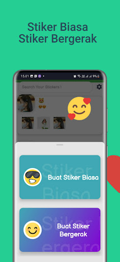 Android application StudioX Sticker Animate For WA screenshort
