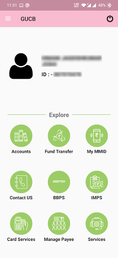 Android application The Godhra Urban Co-operative screenshort