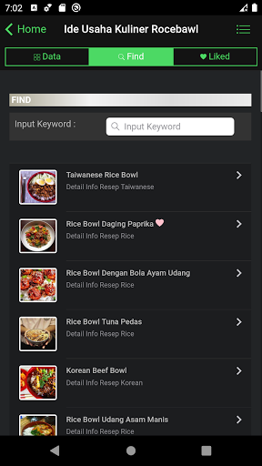 Ide Kuliner Ricebawl Screenshot 4 - AppWisp.com