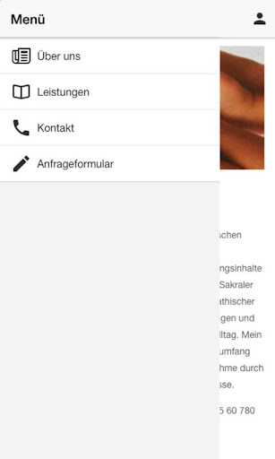 Android application Osteopathie in Sulingen screenshort