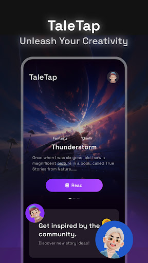 Android application TaleTap screenshort