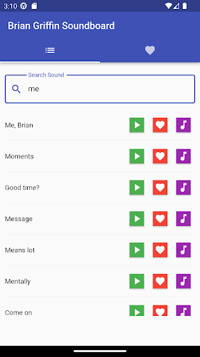 Brian Griffin Soundboard Screen 2