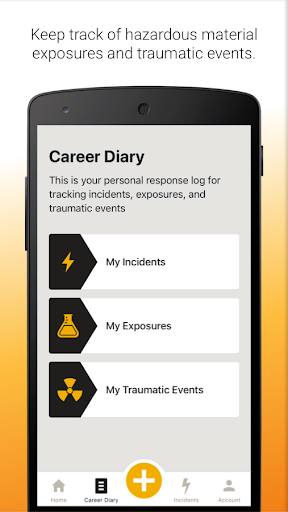 Android application NFORS® Career Diary™ screenshort