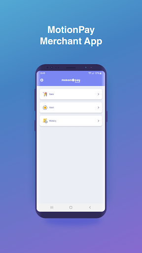 Android application MotionPay MERCHANT screenshort